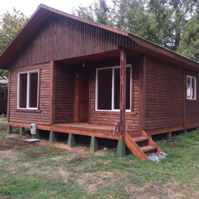 plano de cabaña 36 m2