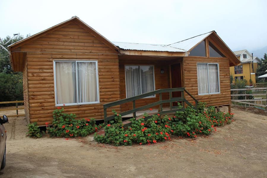 plano de cabaña 50 m2