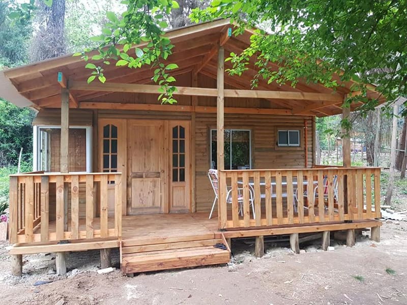 plano de cabaña 39 m2