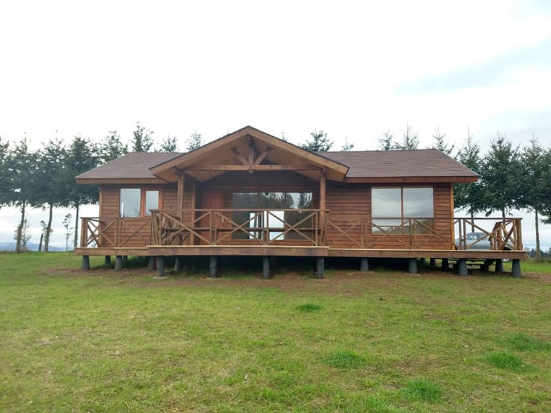 plano de cabaña 92 m2